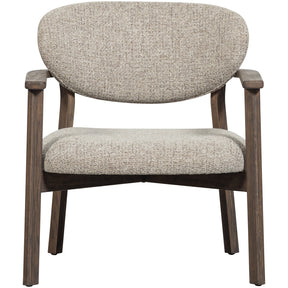 Poltrona in tessuto con braccioli Udar 68x76 cm