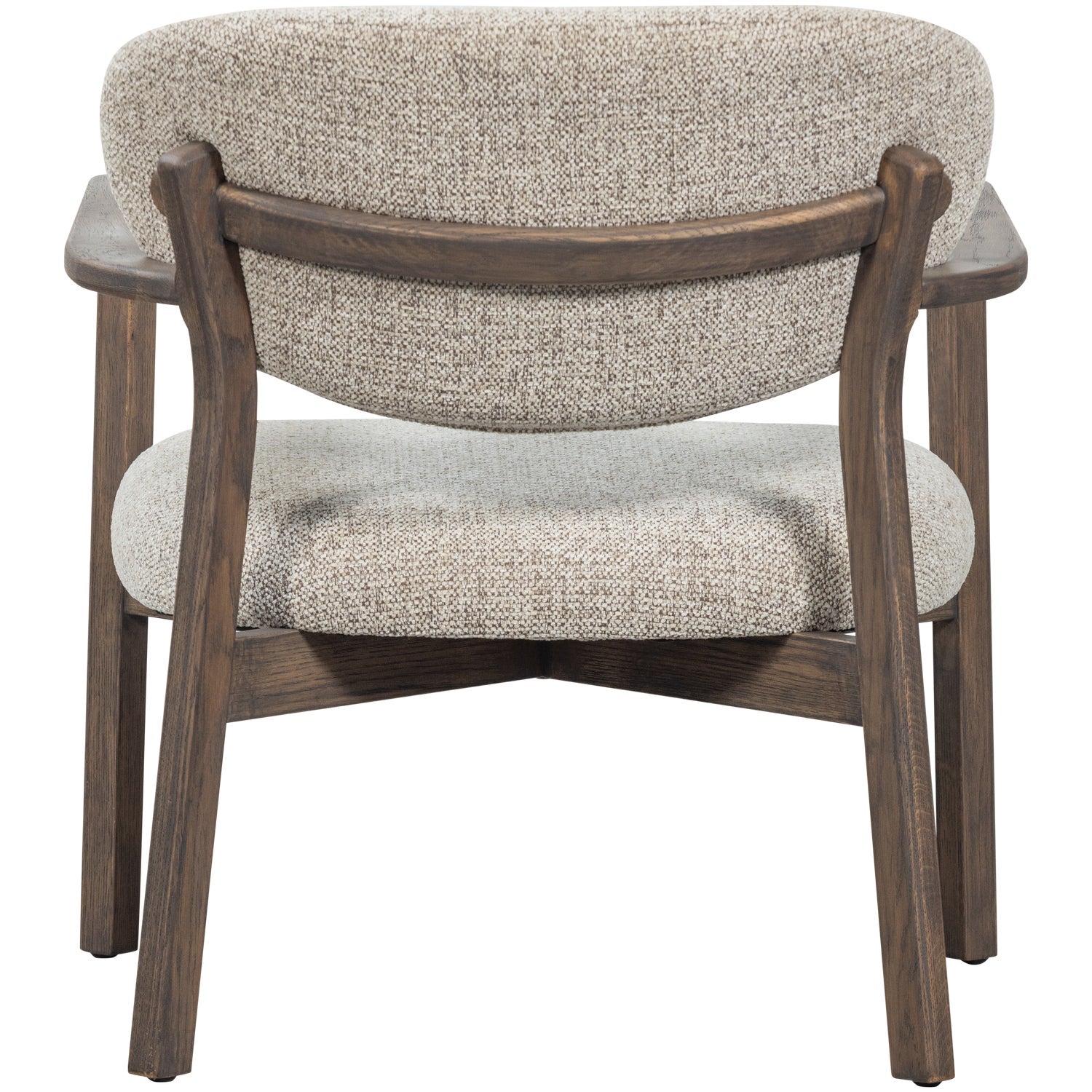Poltrona in tessuto con braccioli Udar 68x76 cm