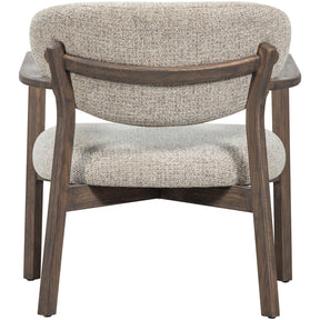 Poltrona in tessuto con braccioli Udar 68x76 cm