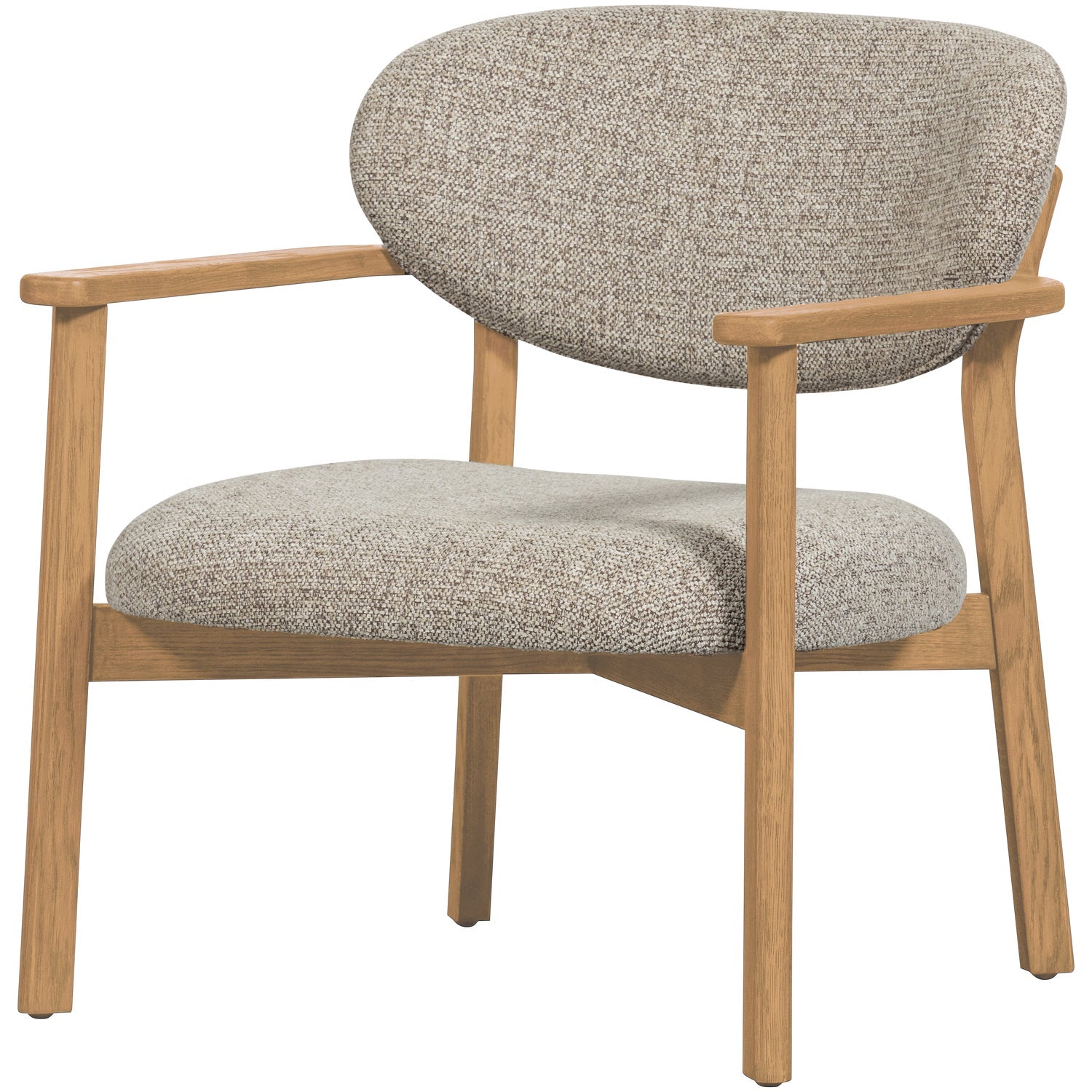 Poltrona in tessuto con braccioli Udar 68x76 cm