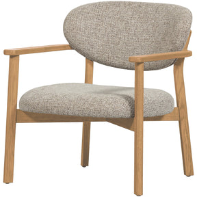 Poltrona in tessuto con braccioli Udar 68x76 cm