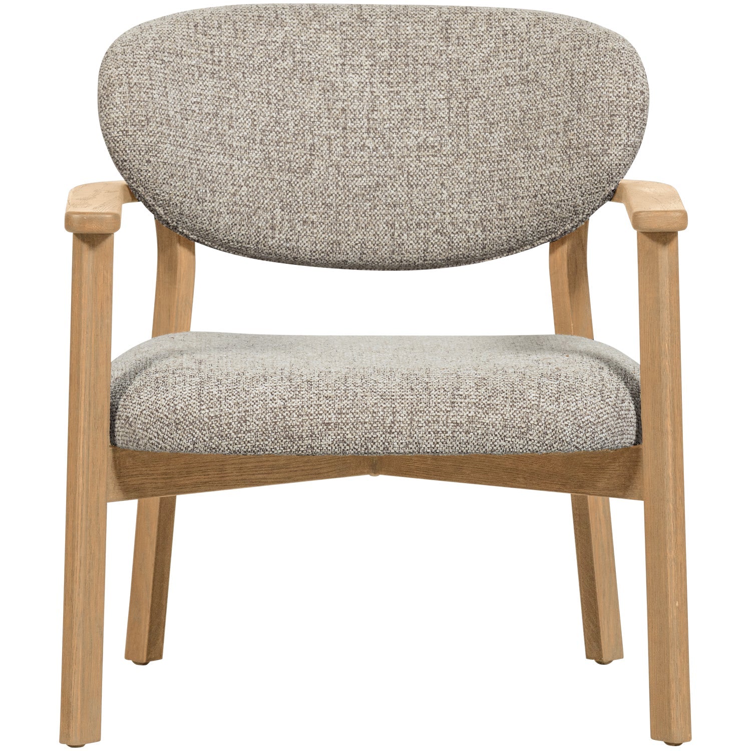 Poltrona in tessuto con braccioli Udar 68x76 cm