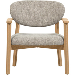 Poltrona in tessuto con braccioli Udar 68x76 cm