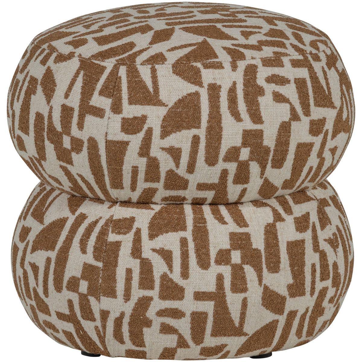 Pouf in tessuto intrecciato Anic 43x40 cm