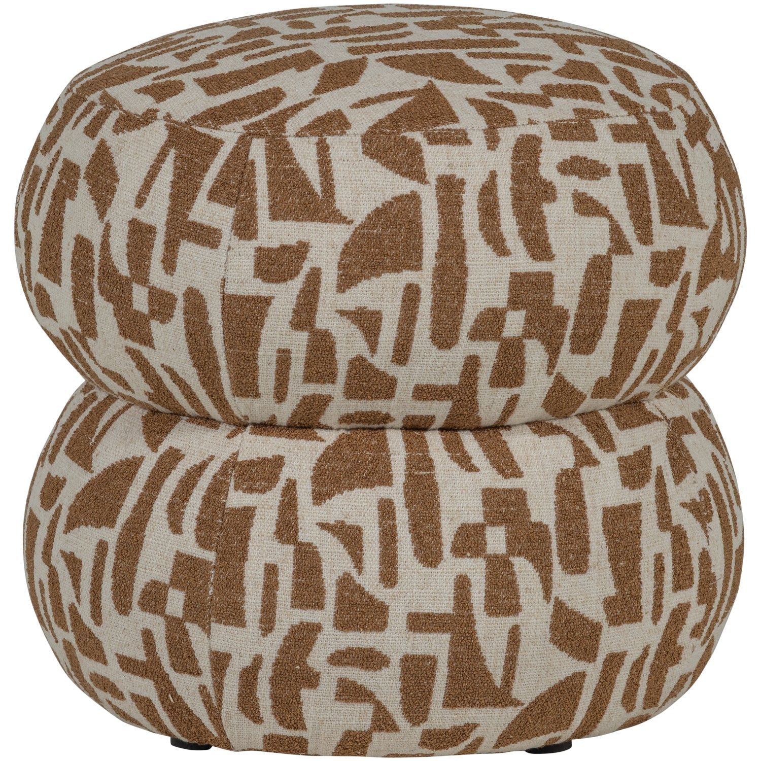 Pouf in tessuto intrecciato Anic 43x40 cm