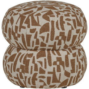 Pouf in tessuto intrecciato Anic 43x40 cm