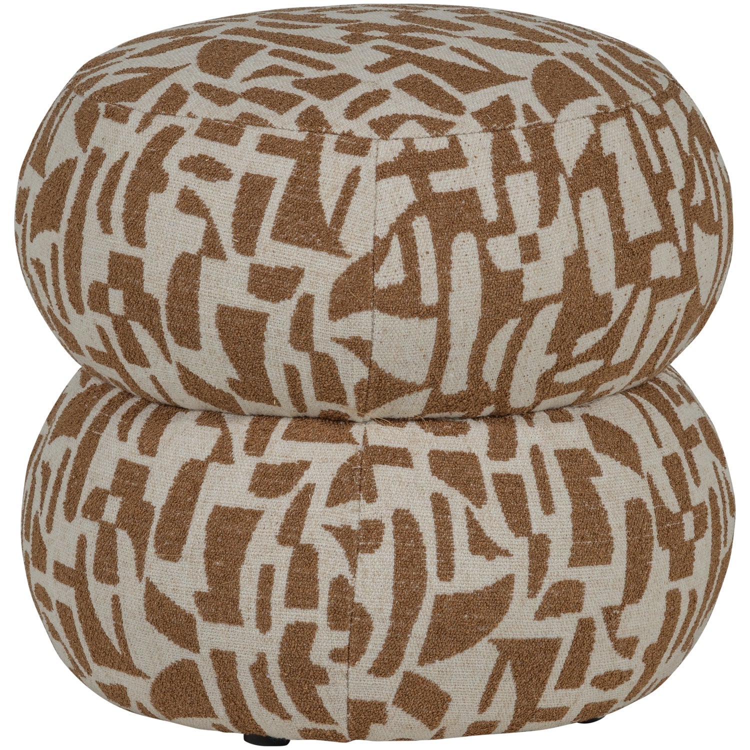 Pouf in tessuto intrecciato Anic 43x40 cm