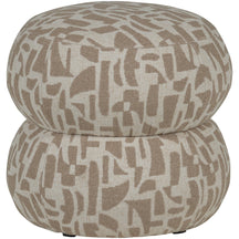 Pouf in tessuto intrecciato Anic 43x40 cm