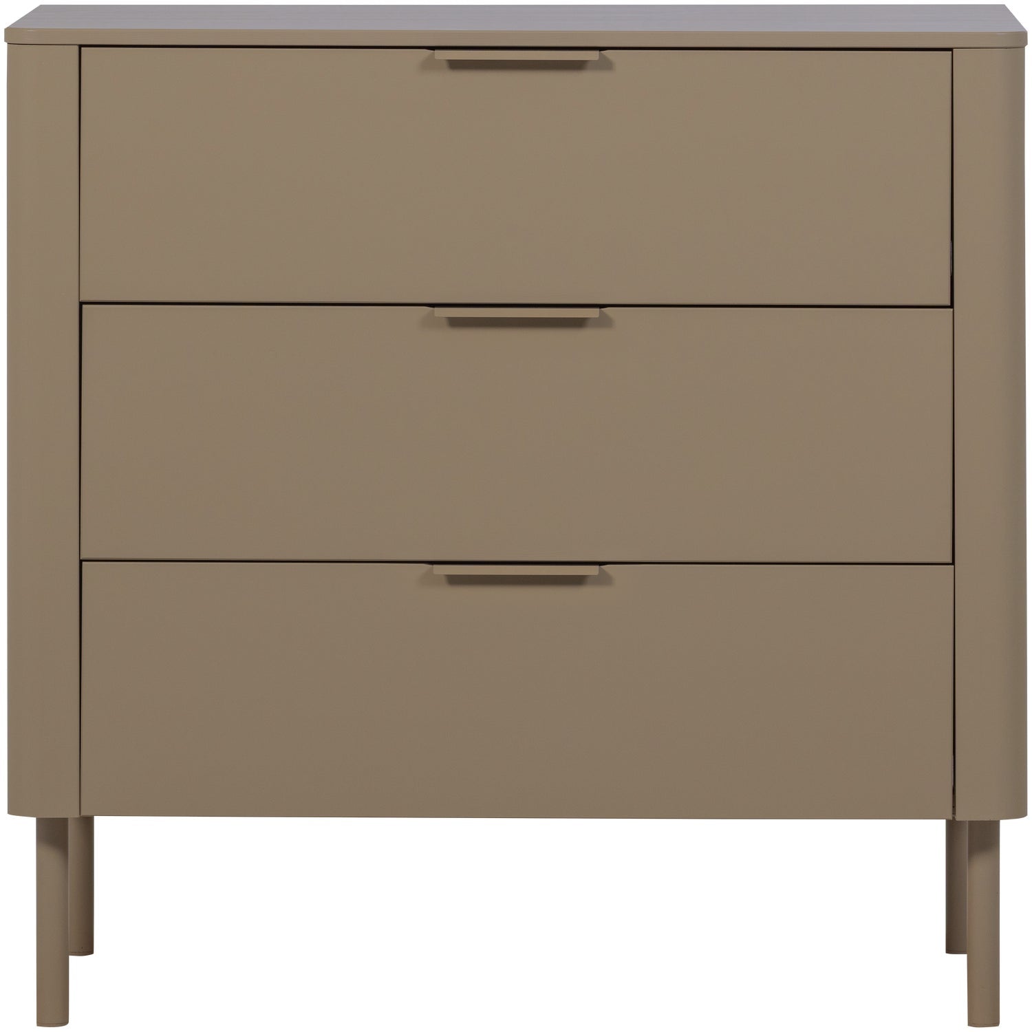 Cassettiera 3 cassetti in legno di pino Gunnar 94x93 cm
