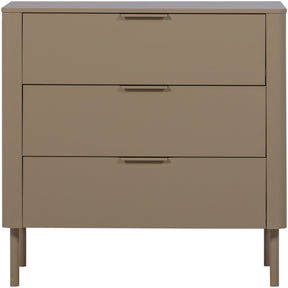 Cassettiera 3 cassetti in legno di pino Gunnar 94x93 cm