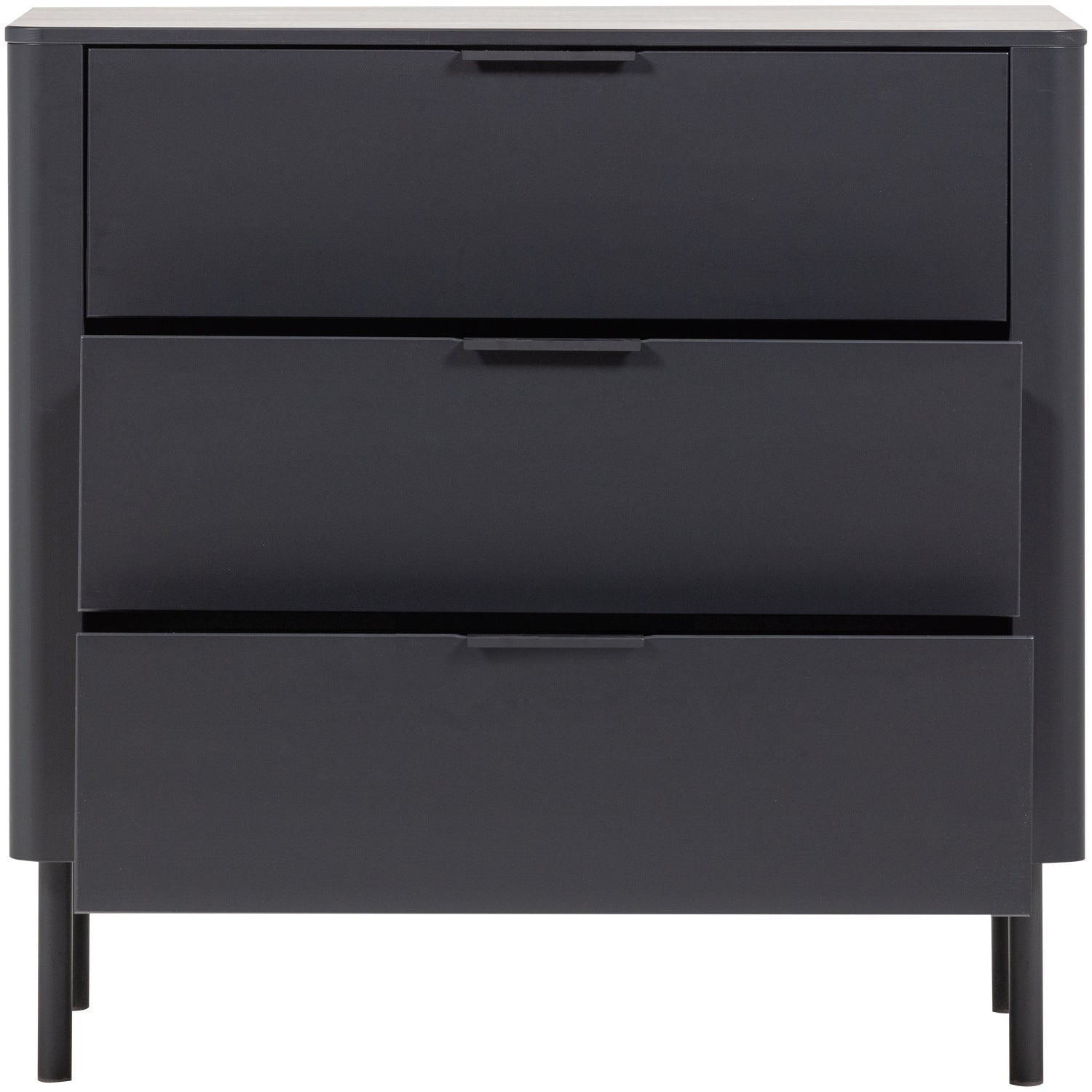 Cassettiera 3 cassetti in legno di pino Gunnar 94x93 cm