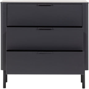 Cassettiera 3 cassetti in legno di pino Gunnar 94x93 cm