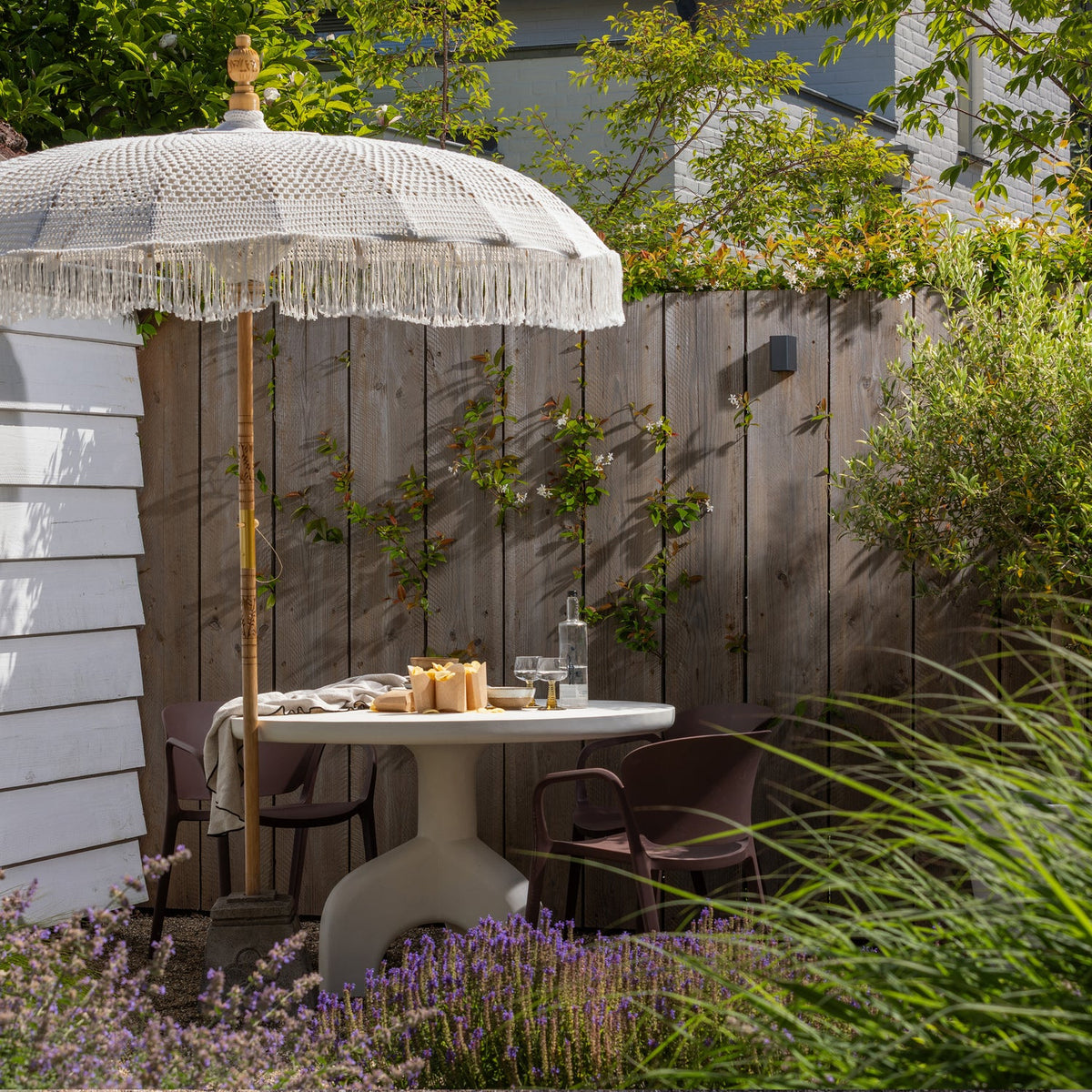 Tavolo da esterno in polimero Aris 120x76 cm