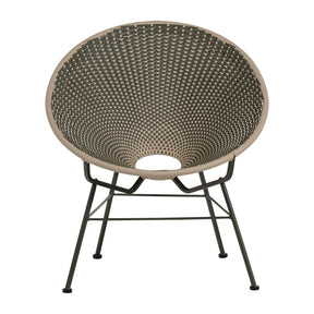 Poltrona da giardino con gamba in metallo Kazy 57x56 cm