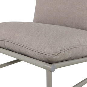 Poltrona da esterno in alluminio Elvy 82x75 cm