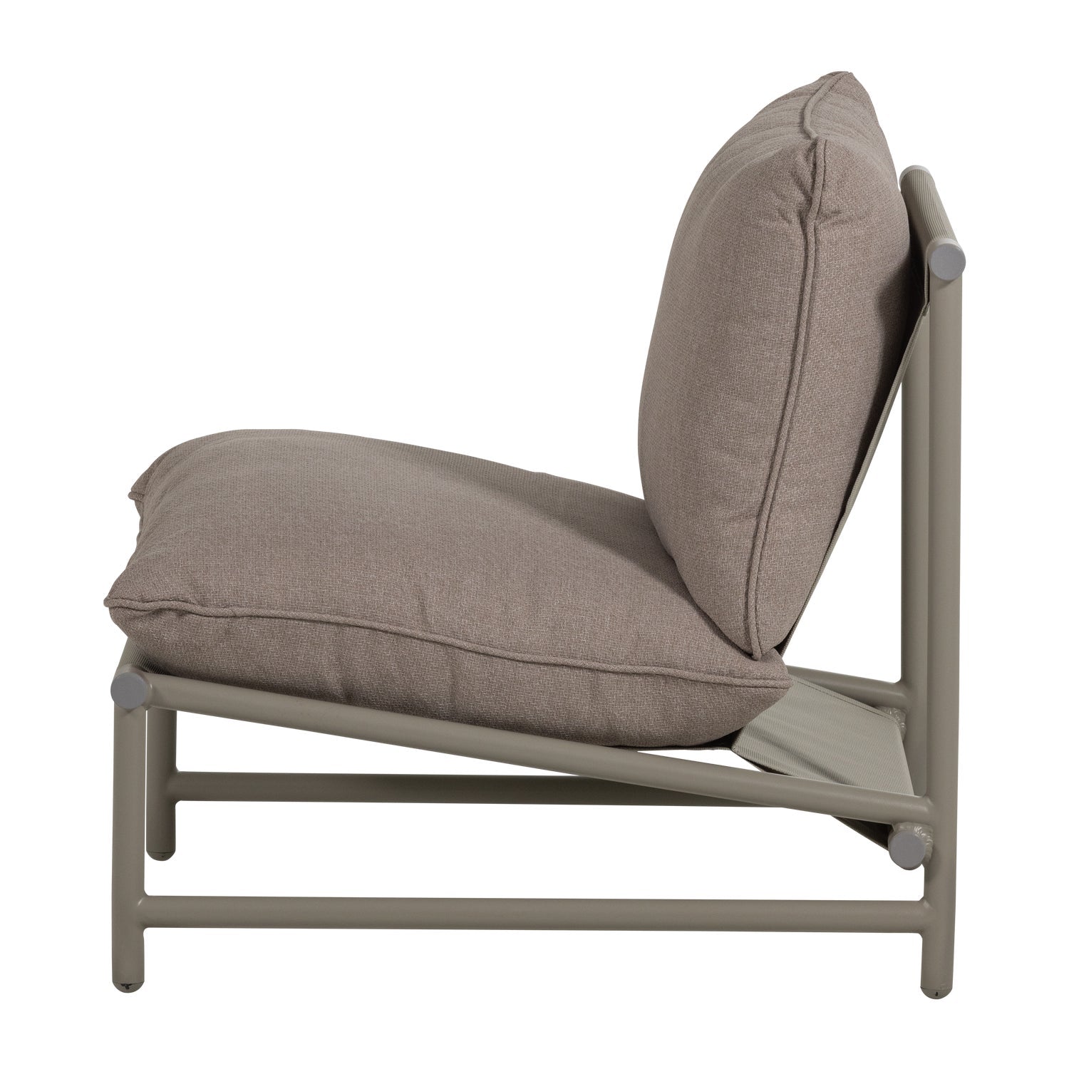 Poltrona da esterno in alluminio Elvy 82x75 cm