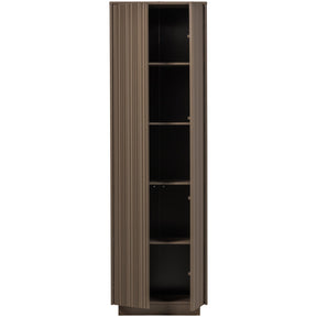 Credenza 2 ante in legno di pino Nova 67x215 cm