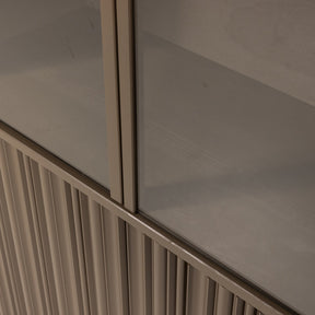 Vetrina 4 ante in legno di pino Nova 102x172 cm