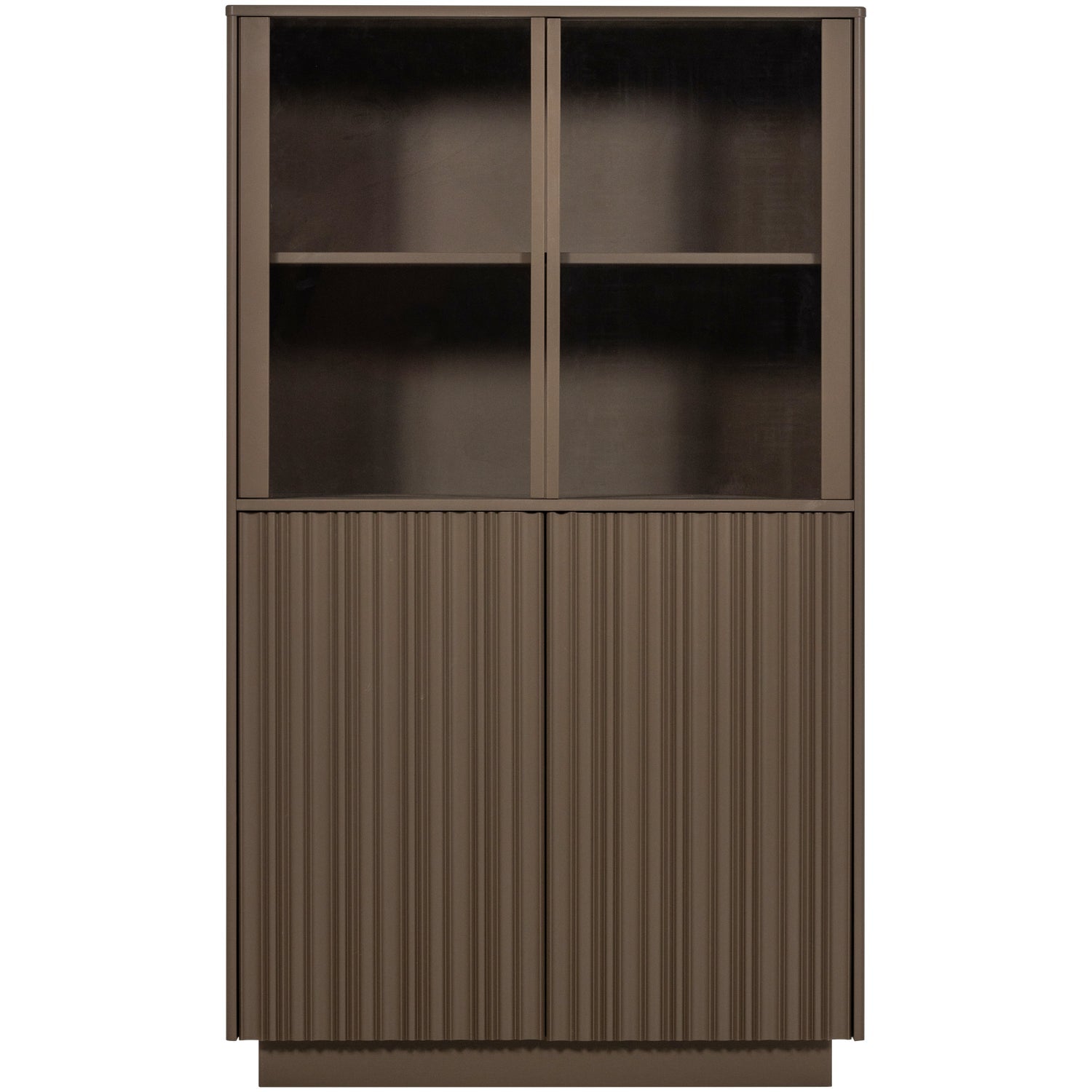 Vetrina 4 ante in legno di pino Nova 102x172 cm