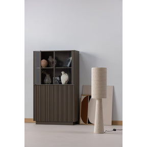 Vetrina 4 ante in legno di pino Nova 102x172 cm