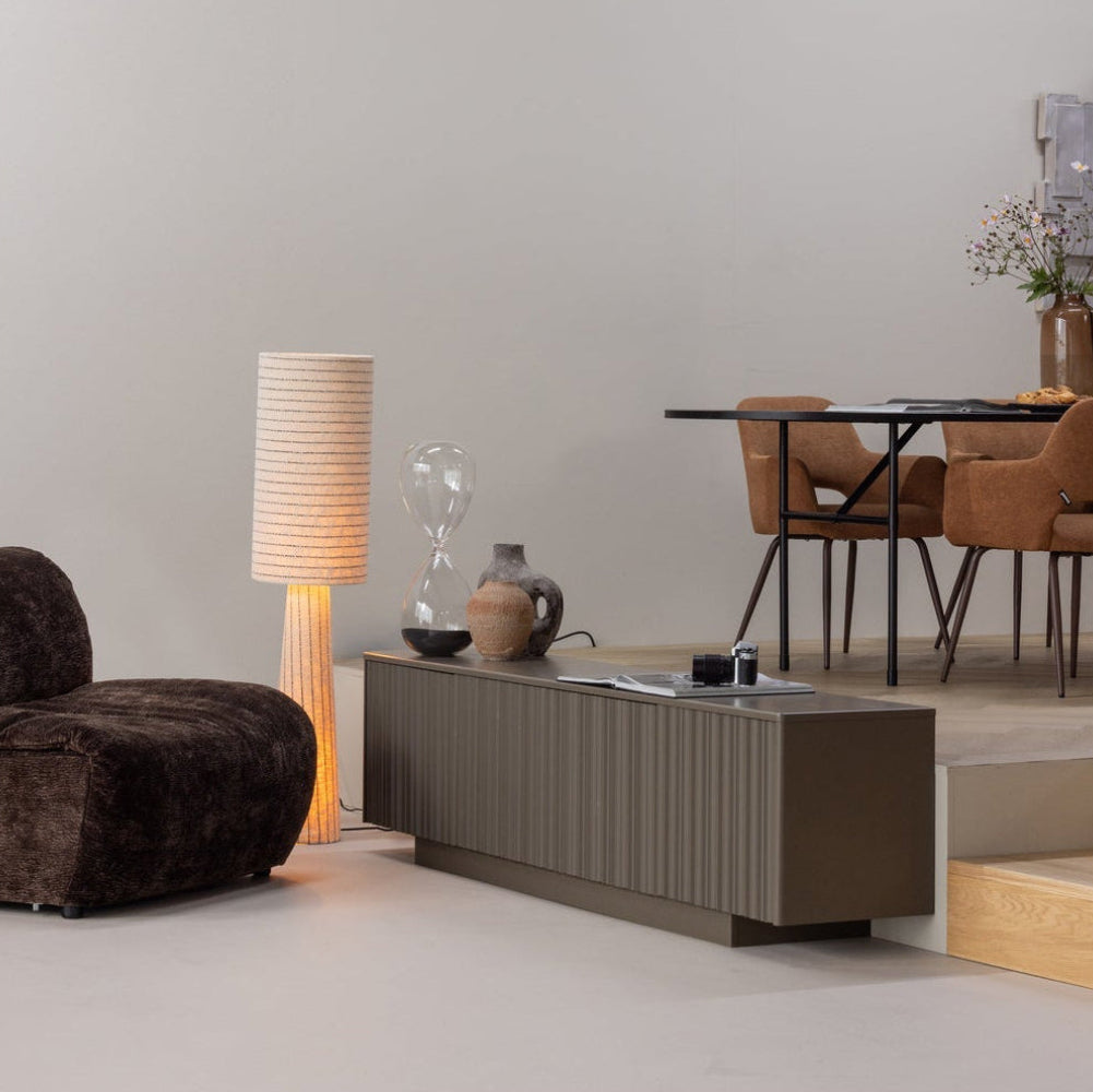 Mobile TV 4 ante in legno di pino Nova 200x52 cm