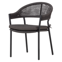 Sedia da esterno in alluminio e corda in poliestere Lissy 65x82 cm