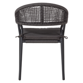 Sedia da esterno in alluminio e corda in poliestere Lissy 65x82 cm