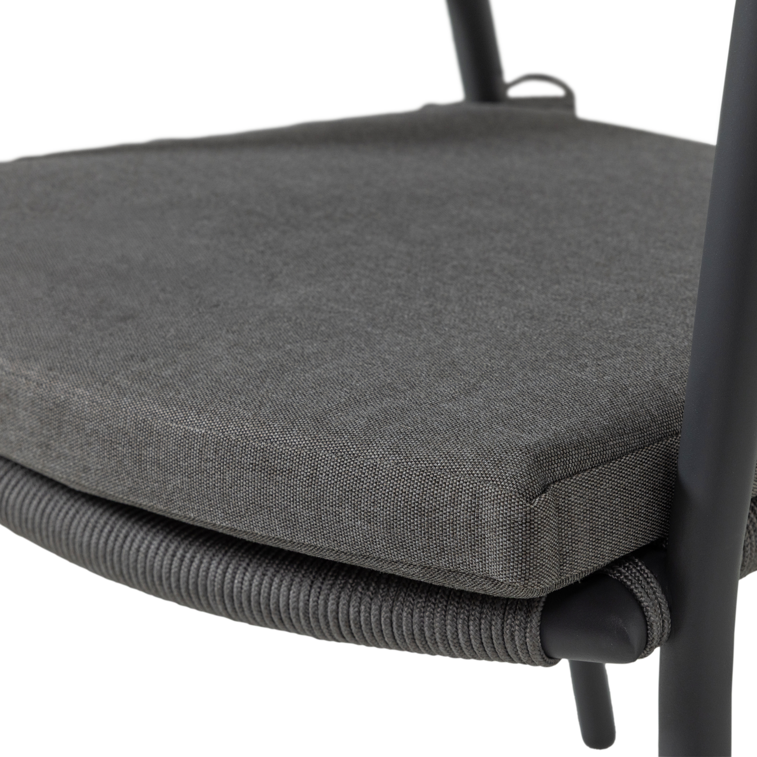 Sedia da esterno in alluminio e corda in poliestere Lissy 65x82 cm