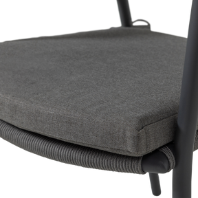 Sedia da esterno in alluminio e corda in poliestere Lissy 65x82 cm