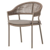 Sedia da esterno in alluminio e corda in poliestere Lissy 65x82 cm
