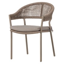 Sedia da esterno in alluminio e corda in poliestere Lissy 65x82 cm