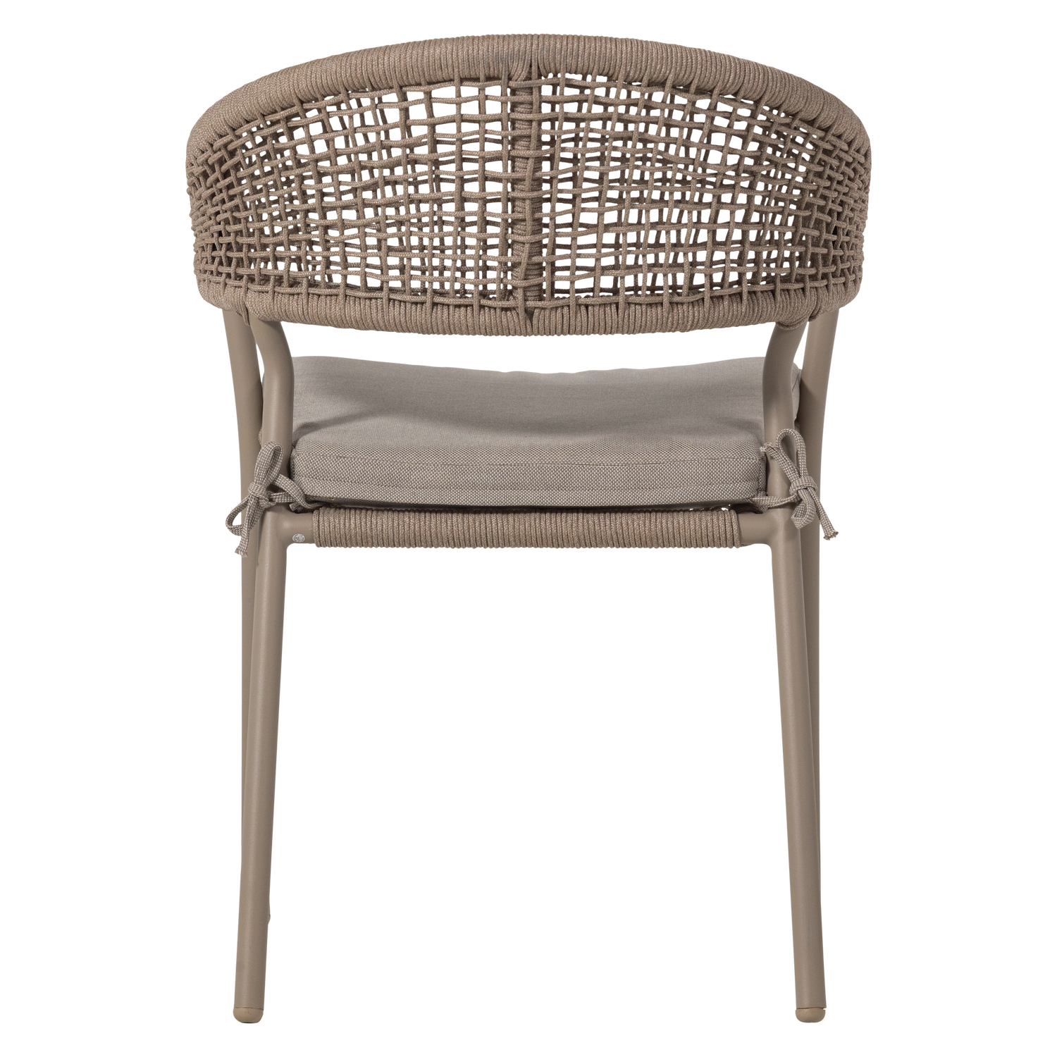 Sedia da esterno in alluminio e corda in poliestere Lissy 65x82 cm