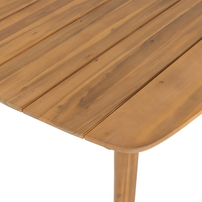 Tavolo da esterno in legno di acacia Krys 90x76 cm