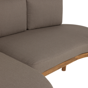 Divano angolare da esterno Zyno 300x83 cm