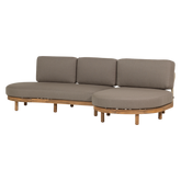 Divano angolare da esterno Zyno 300x83 cm
