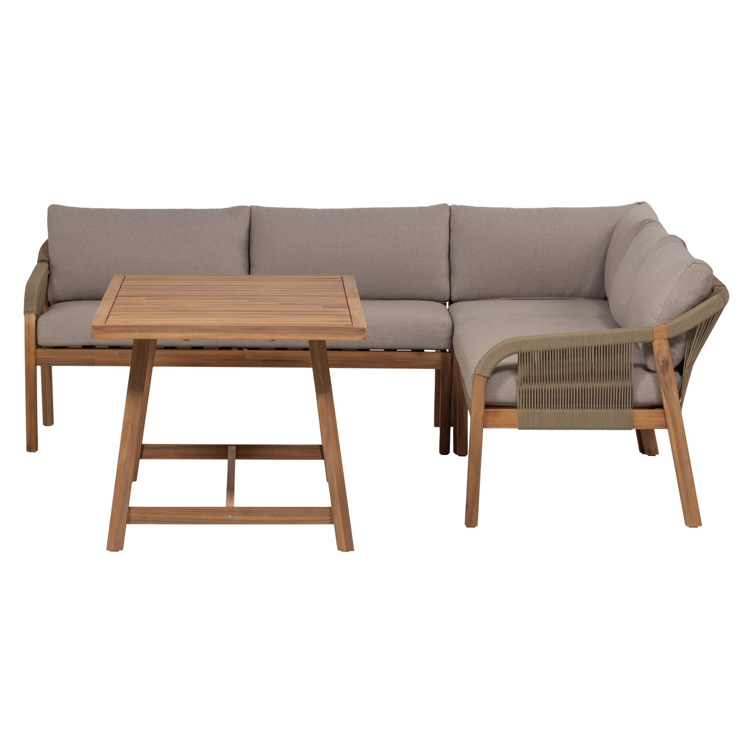Set da giardino da 2 pezzi in legno di acacia Thiaro 151x72 cm
