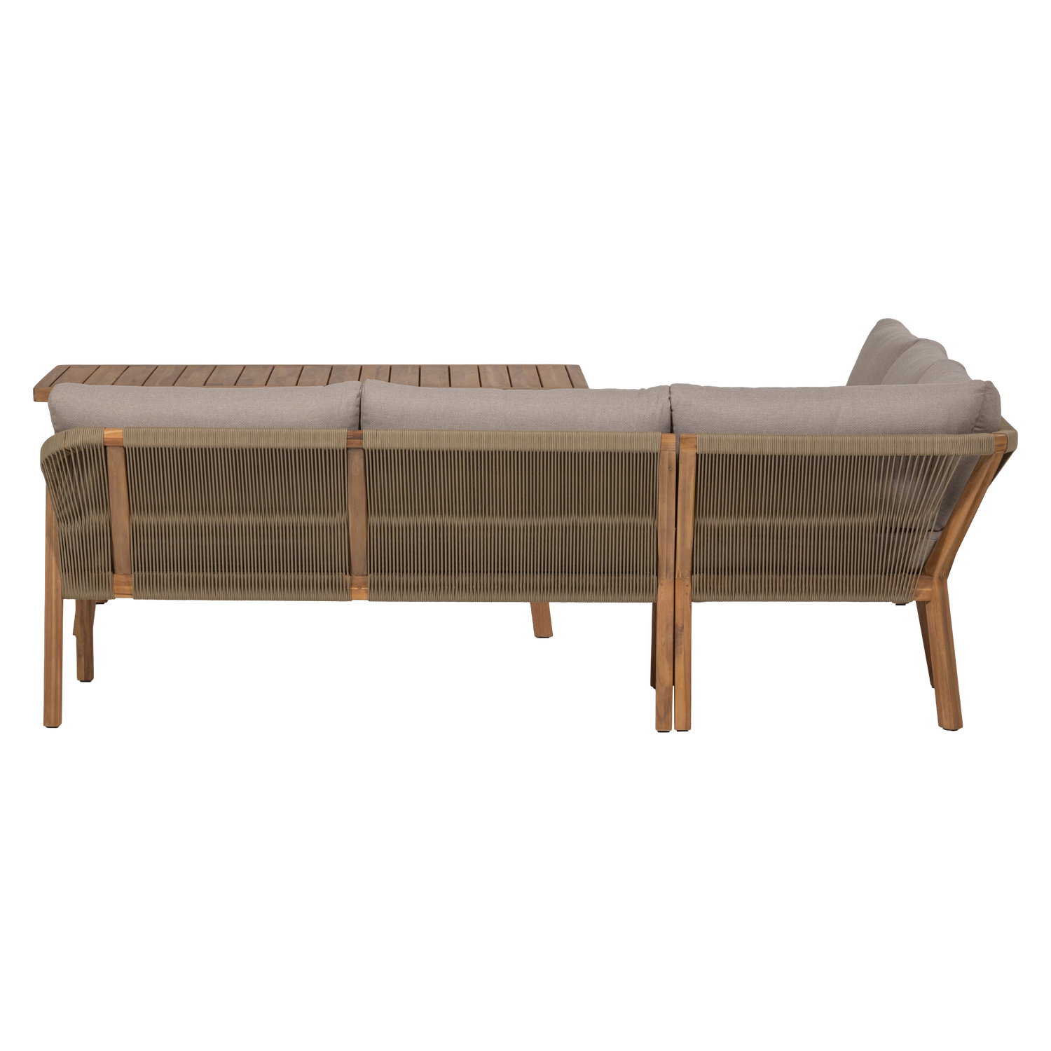 Set da giardino da 2 pezzi in legno di acacia Thiaro 151x72 cm