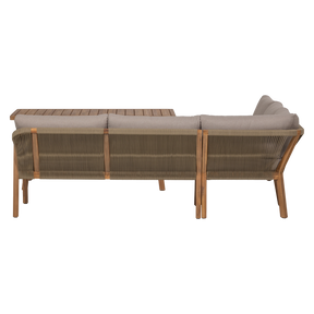 Set da giardino da 2 pezzi in legno di acacia Thiaro 151x72 cm