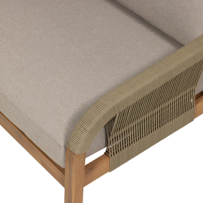 Set da giardino da 2 pezzi in legno di acacia Thiaro 151x72 cm