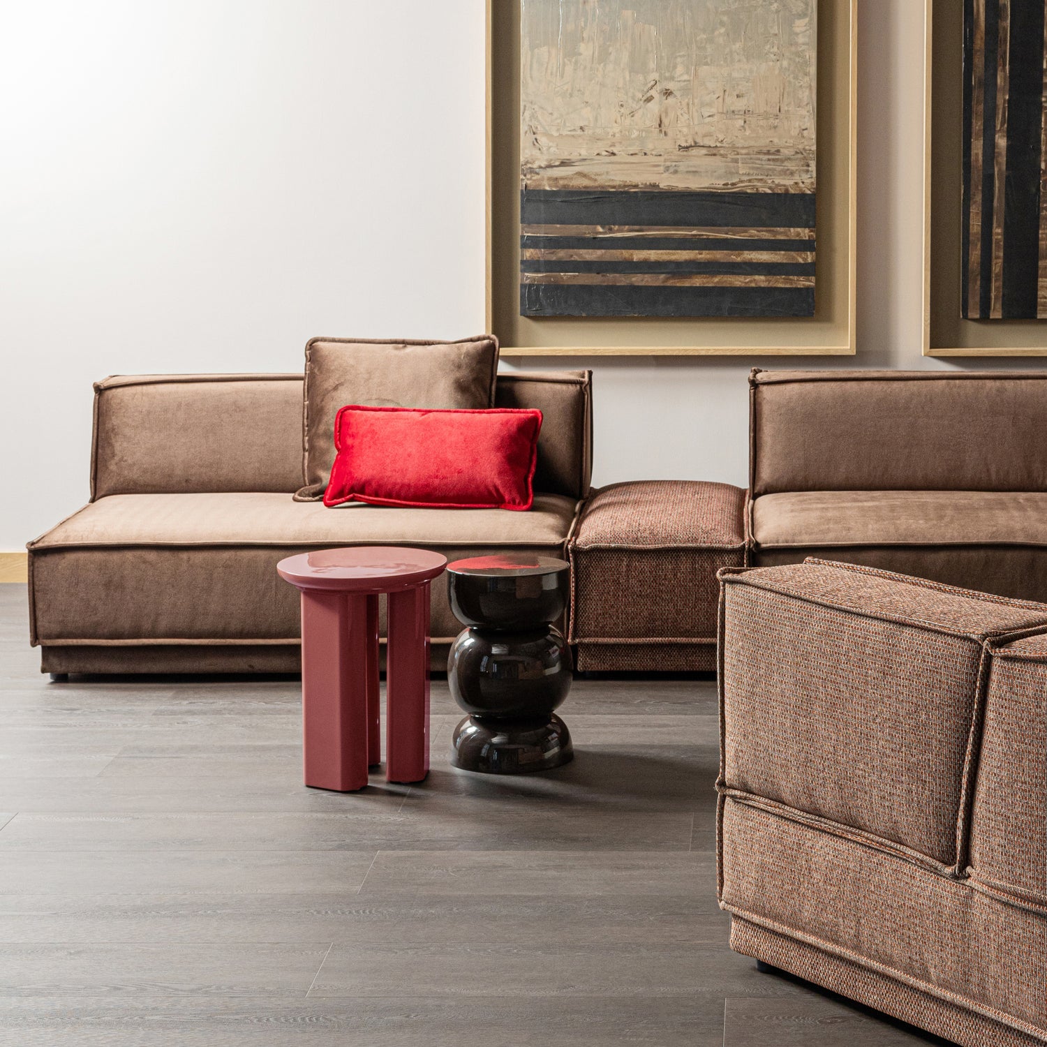 Tavolino con finitura lucida Hygge 40x50 cm