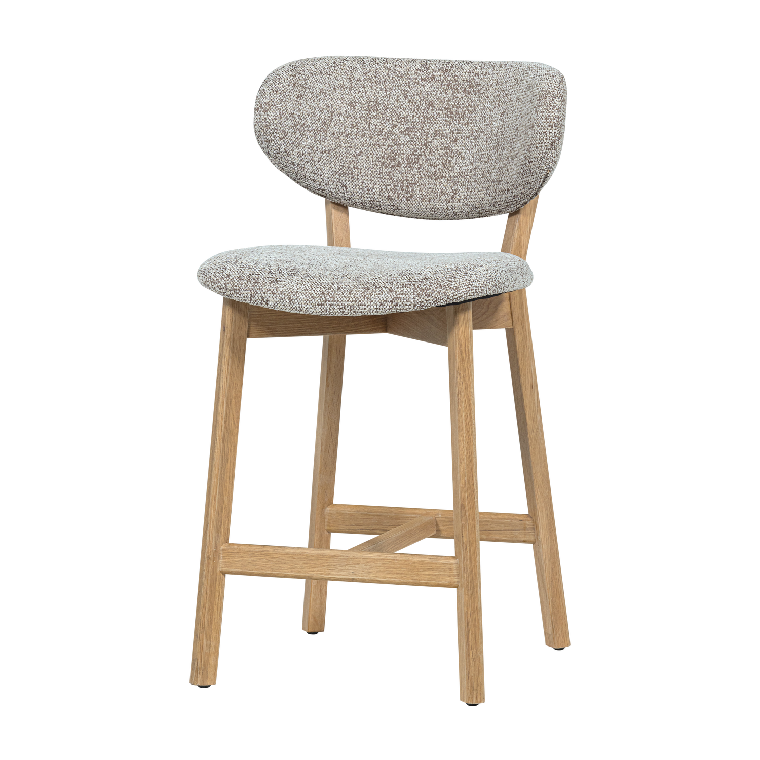 Sgabello in tessuto Bram 51x94 cm