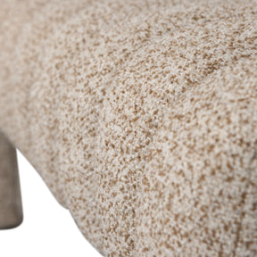 Panca in tessuto bouclé Frex 110x48 cm