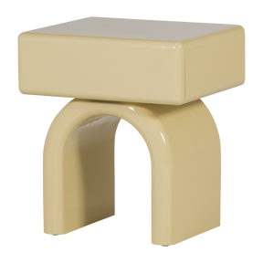 Tavolino in legno massello di pino giallo miele Zest 57x40 cm