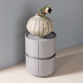 Comodino 1 cassetto grigio chiaro Hale 40x50 cm