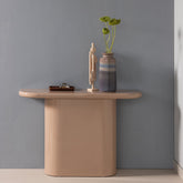 Consolle in legno laccato rosa chiaro Dusty 120x81 cm