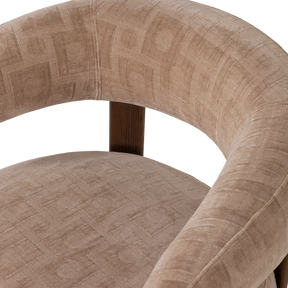 Poltrona in tessuto Kalea 82x78 cm