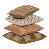 Set di 4 cuscini in cotone Cove 50x50 cm