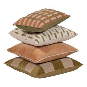 Set di 4 cuscini in cotone Cove 50x50 cm