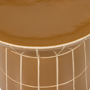 Tavolino in ceramica Nectar 38x30 cm