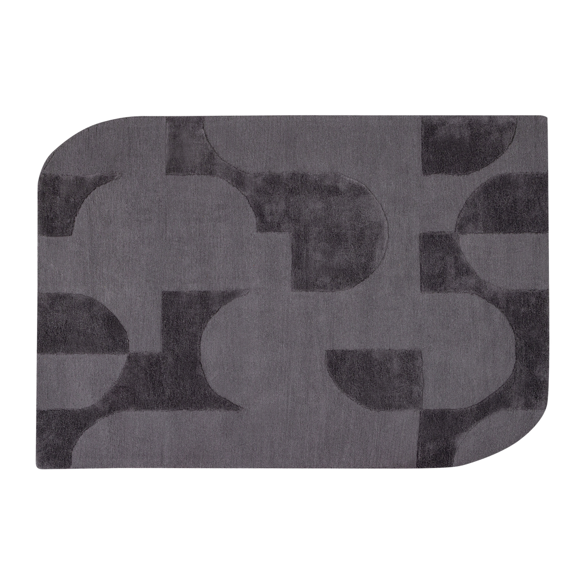 Tappeto in viscosa/lana Eiko 170x240 cm